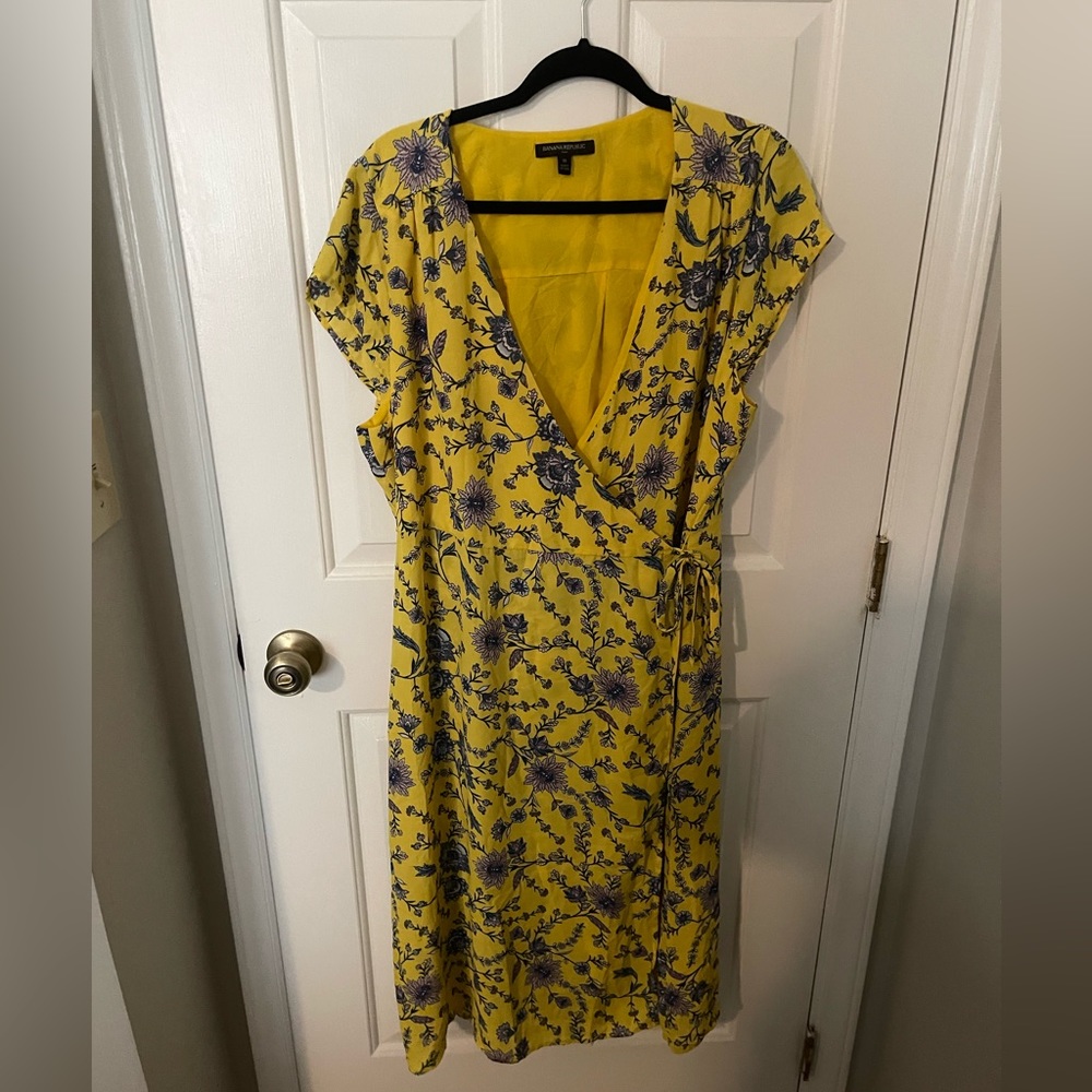 Wrap tie dress